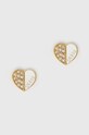 Σκουλαρίκια Guess λευκό JUBE03.048JW