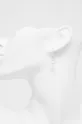 Ασημένια σκουλαρίκια Lauren Ralph Lauren ασημί