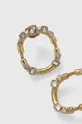 Επιχρυσωμένα σκουλαρίκια Guess χρυσαφί
