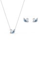 Колье и серьги Swarovski SS TE DAZZLING SWAN кристалл Swarovski серебрянный 5521471