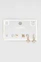 χρυσαφί Επιχρυσωμένα σκουλαρίκια Aldo CALAMARIA 3-pack Γυναικεία