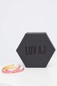Сережки LUV AJ золотий ENAM.E.XLPSH.HP.G