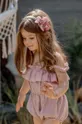 fiołkowo różowy Jamiks opaska do włosów dziecięca GAJA Dziewczęcy