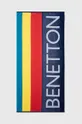 тёмно-синий Детское хлопковое полотенце United Colors of Benetton Для девочек