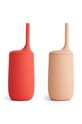 Liewood kubek niemowlęcy 2-pack 2-pack czerwony LW14322