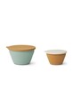 Παιδικό μπολ Liewood 2-pack 2-pack καφέ LW14389