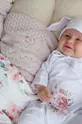 рожевий Бамбукове покривальце для немовлят Jamiks ZANE
