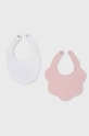 Mayoral Newborn śliniak niemowlęcy 2-pack 9263.2D.NEWBORN różowy SS23