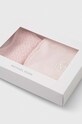 Chłopiec Michael Kors śliniak niemowlęcy 2-pack R90024 różowy