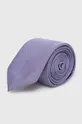 фіолетовий Шовковий галстук HUGO Чоловічий