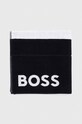 Памучна кърпа BOSS 50492273 черен SS24