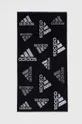 чёрный Хлопковое полотенце adidas Performance Unisex