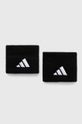 czarny adidas Performance opaski na nadgarstek 2-pack Unisex