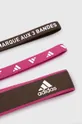 Κορδέλες προπόνησης adidas Performance 3-pack ροζ