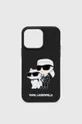 μαύρο Θήκη κινητού Karl Lagerfeld iPhone 14 Pro Max Unisex