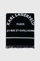 Karl Lagerfeld ręcznik plażowy czarny