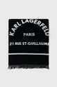 Πετσέτα παραλίας Karl Lagerfeld μαύρο