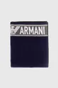 Βαμβακερή πετσέτα Emporio Armani Underwear σκούρο μπλε