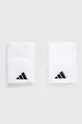 biały adidas Performance opaski na nadgarstek 2-pack Unisex
