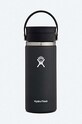 Hydro Flask thermal mug 16 Oz Wide Mouth Flex Sip Lid W16BCX001 black SS23