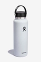 Termo fľaša Hydro Flask 40 OZ Wide Mouth Flex Cap White 100 % Nerezová oceľ