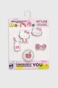 Crocs przypinki do obuwia x Hello Kitty 5-pack Postacie z bajek biały Hello.Kitty.Elevated.5P
