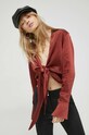 HUGO bluza 50484173 burgundia