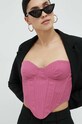 Bardot top fioletowy 57805TB1.PINK.HAZE