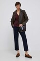 Блузка Lauren Ralph Lauren 200889081 фиолетовой SS25