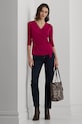 Одяг Блузка Lauren Ralph Lauren 200889081 бордо
