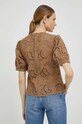 Oblečenie Bavlnená blúzka Herskind 4661831 hnedá