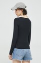 Oblečení Tričko s dlouhým rukávem Abercrombie & Fitch KI139.3187.900 černá