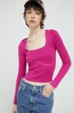 różowy Abercrombie & Fitch sweter