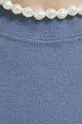 niebieski Hollister Co. t-shirt bawełniany