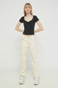 Hollister Co. tricou KI339.3273.900 negru SS23