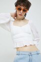 Hollister Co. bluzka casual biały KI340.3136.100