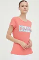 rosa Mustang t-shirt in cotone Donna