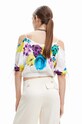 Odzież Desigual bluzka 23SWBW18 biały