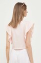 Ρούχα Βαμβακερό μπλουζάκι United Colors of Benetton 3096DH00M.26P ροζ
