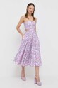 Bardot gorset 58547TB.LILAC.FLRL fioletowy SS23