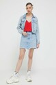 Tommy Jeans top DW0DW15198.PPYX czerwony SS23