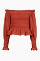 Μπλουζάκι AllSaints κόκκινο WM147W