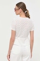 Oblačila Majica Morgan DATE.OFF.WHITE bela