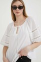 Abercrombie & Fitch tricou alb KI140.3039.100