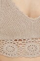 Bavlněný top Abercrombie & Fitch KI150.3187.400 hnědá