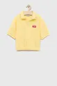 κίτρινο Παιδικά βαμβακερά μπλουζάκια πόλο Fila Για κορίτσια