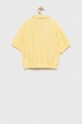 Fila tricouri polo din bumbac pentru copii FAT0272 galben SS23