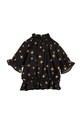Mini Rodini bluza de bumbac pentru copii 2312013399 negru SS23