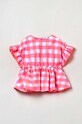 OVS bluza din bumbac pentru bebelusi carouri multicolor 1744972.Girl.9.36months