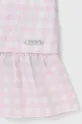 ροζ Παιδική βαμβακερή μπλούζα Guess